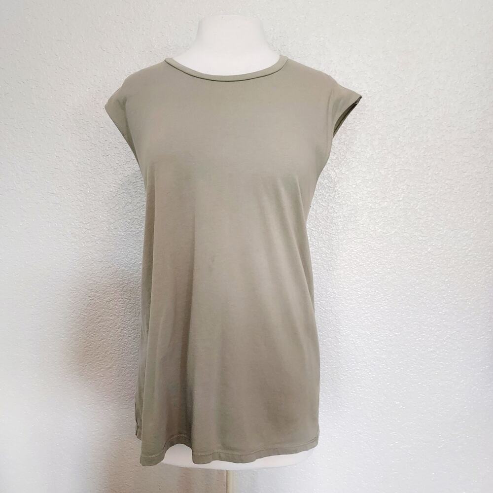 Go Gently Nation Sage Green Muscle Tank Size M